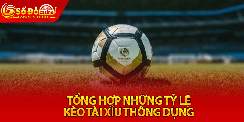 Tổng hợp những tỷ lệ kèo tài xỉu thông dụng 